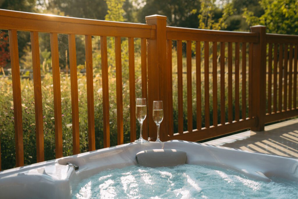 Outside and hot tubs