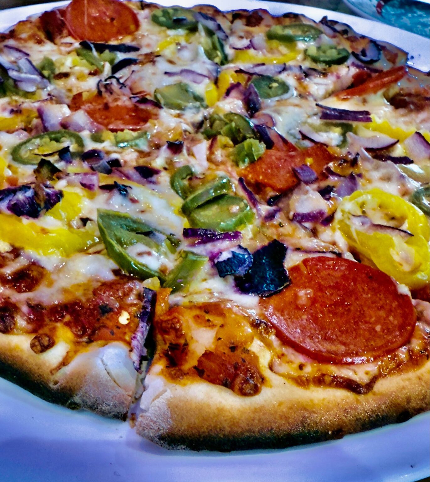 Takeaway pizza from the bistro