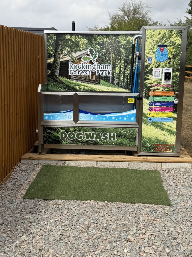 The self-service dog wash station