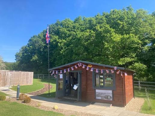 Kings Cliffe Airfield Museum on a summer day